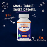 Vitamatic Melatonin 5 mg tablet close-up