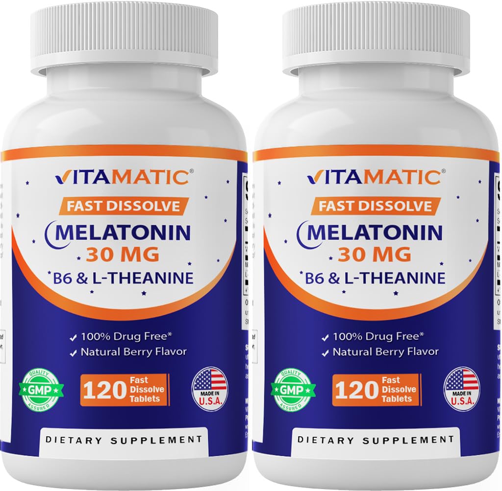 Vitamatic Melatonin Capsules front view with packaging