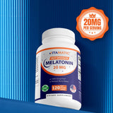 Vitamatic Melatonin Fast Dissolve Tablets 20 mg in hand