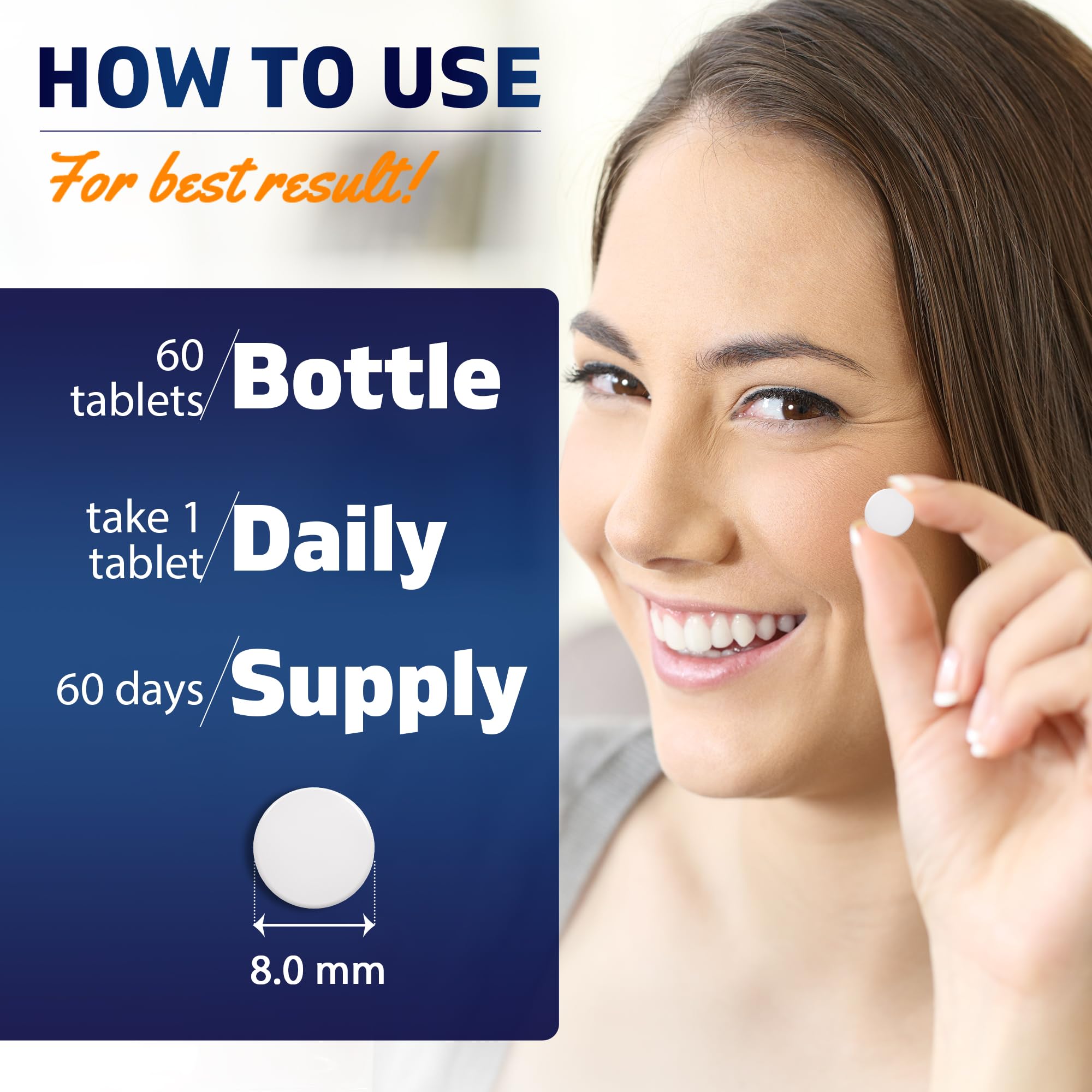Vitamatic Melatonin Fast Dissolve Tablets 20mg close-up of tablets