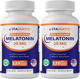 Vitamatic Melatonin Fast Dissolve Tablets 20mg front view