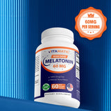 Vitamatic Melatonin Fast Dissolve Tablets 60mg in a hand