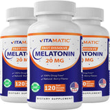 Vitamatic Melatonin Fast Dissolve Tablets packaging front view