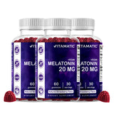 Vitamatic Melatonin Gummies 20mg front view with packaging