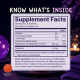 Vitamatic Melatonin Gummies bottle side view
