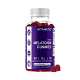 Vitamatic Melatonin Gummies front view with natural blackberry flavour