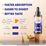 Vitamatic Melatonin Liquid Sleep Supplement 150g back view