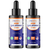 Vitamatic Melatonin Liquid Sleep Supplement 150g front view