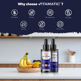 Vitamatic Melatonin Liquid Sleep Supplement 150g packaging
