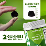 Vitamatic Moringa Gummies natural red apple flavour