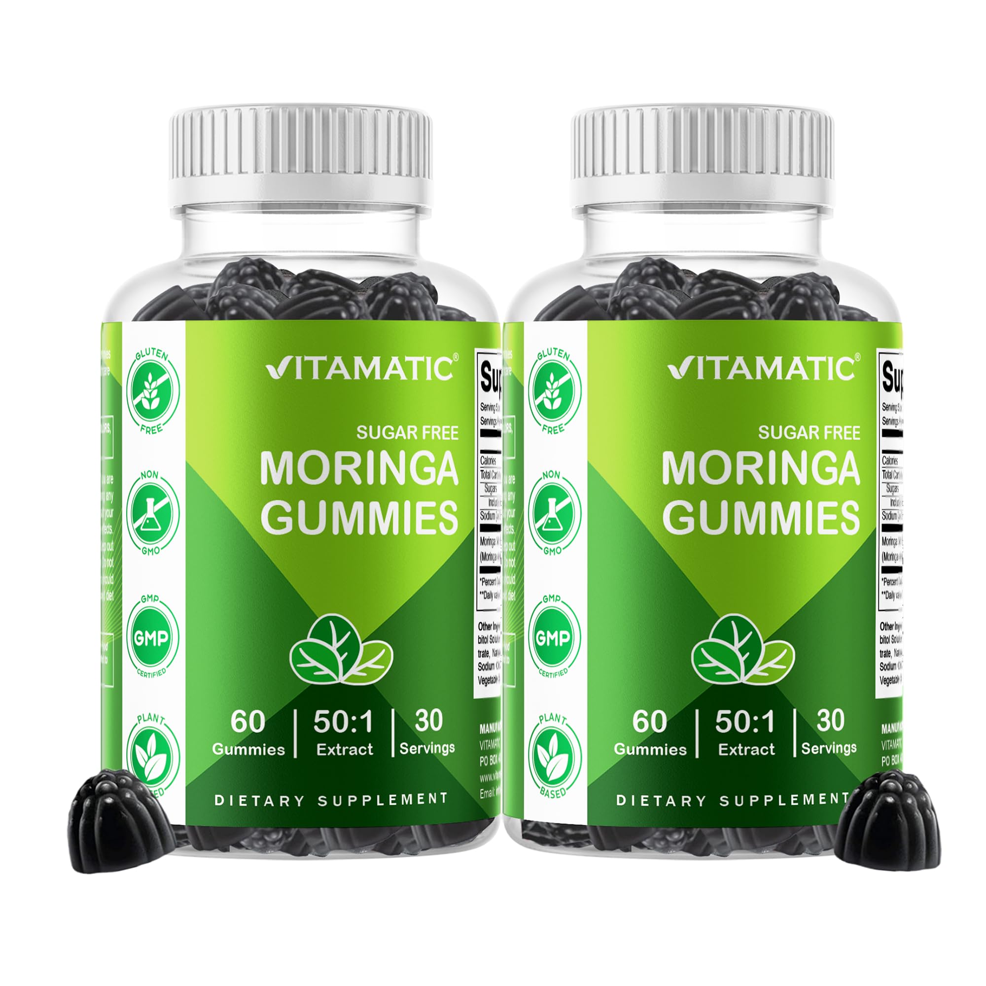 Vitamatic Moringa Superfood Supplement front view packaging