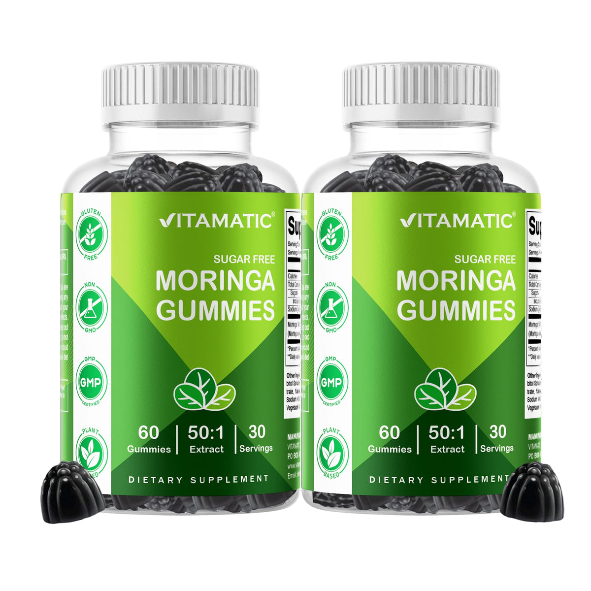 Vitamatic Moringa Superfood Supplement front view packaging
