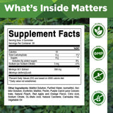 Vitamatic Moringa Superfood Supplement side view with ingredient list
