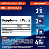 Vitamatic Myo-Inositol Powder back view showing nutritional information