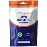 Vitamatic Myo-Inositol Powder front view with packaging