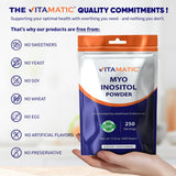 Vitamatic Myo-Inositol Powder in a smoothie preparation