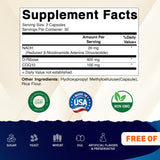 Vitamatic NADH Supplement side view showing capsule details