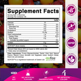 Vitamatic Prebiotic Fiber Gummies showing gummy texture and colours