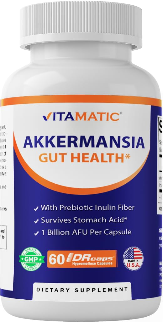 Vitamatic Prebiotic Inulin Powder Capsules 50g front view