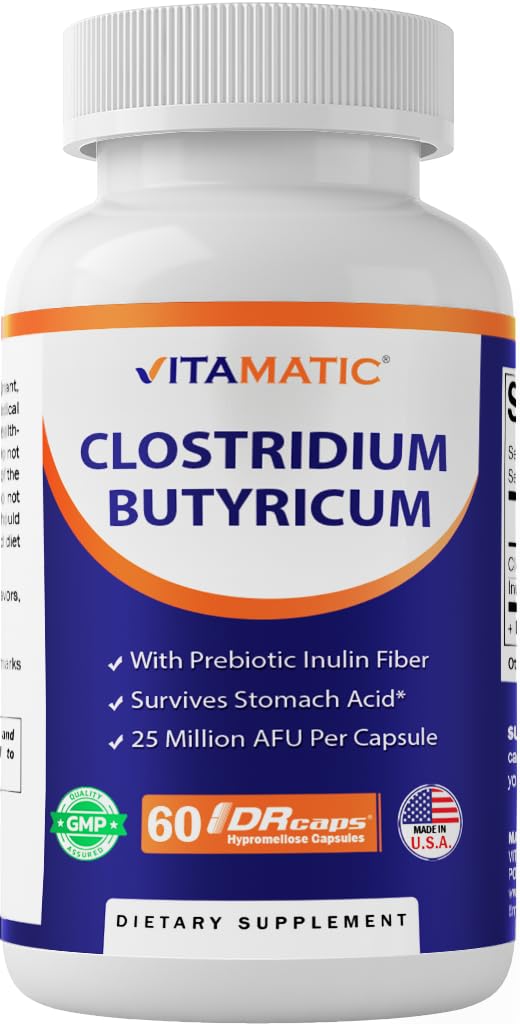 Vitamatic Prebiotic Inulin Powder Capsules front view