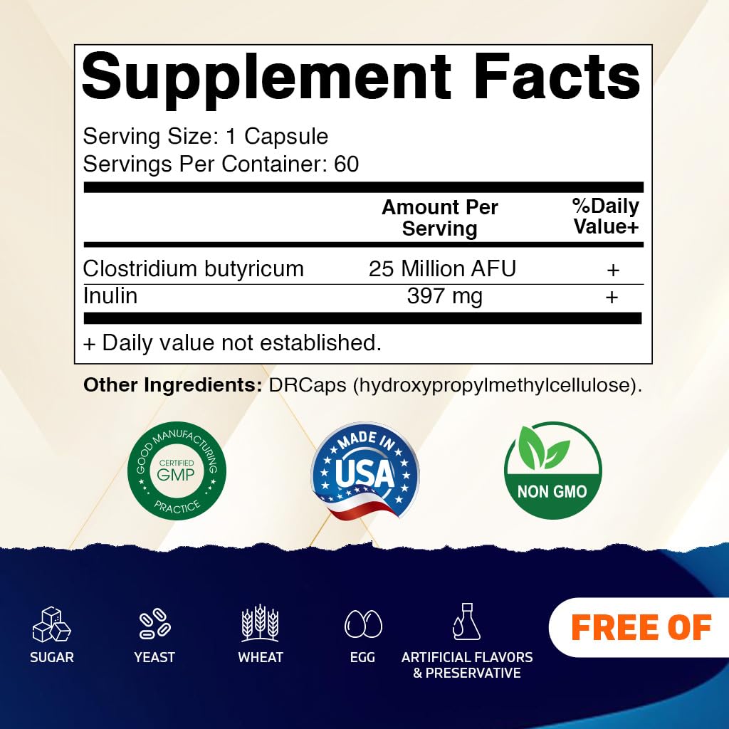 Vitamatic Prebiotic Inulin Powder Capsules side view