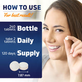 Vitamatic Pregnenolone Supplement tablets on a white background