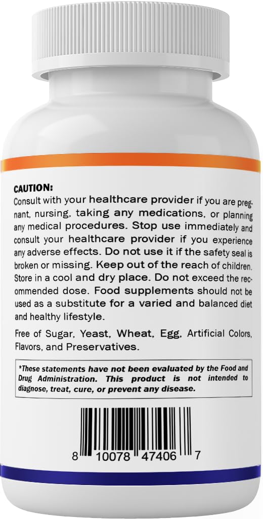 Vitamatic Probiotic Acidophilus 10 Billion CFUs back view