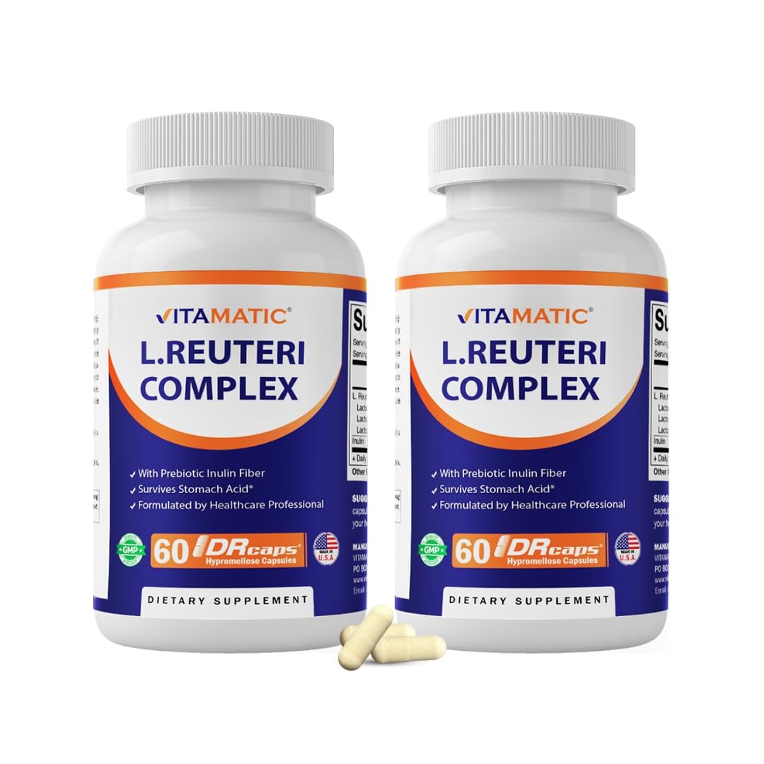 Vitamatic Probiotic Acidophilus Capsules front view