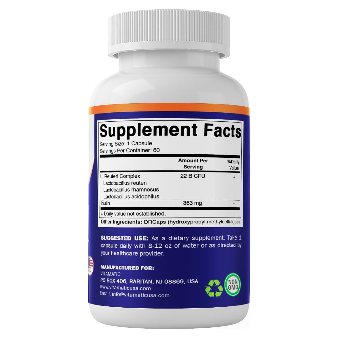 Vitamatic Probiotic Acidophilus Capsules ingredients list
