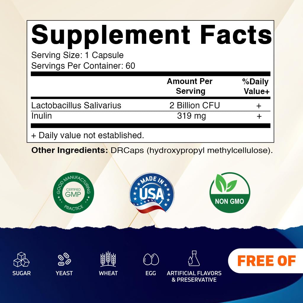 Vitamatic Probiotic Acidophilus Capsules side view showing capsule details