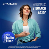 Vitamatic Probiotic Acidophilus Capsules with a glass of water