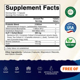Vitamatic Probiotic Supplement bottle side view