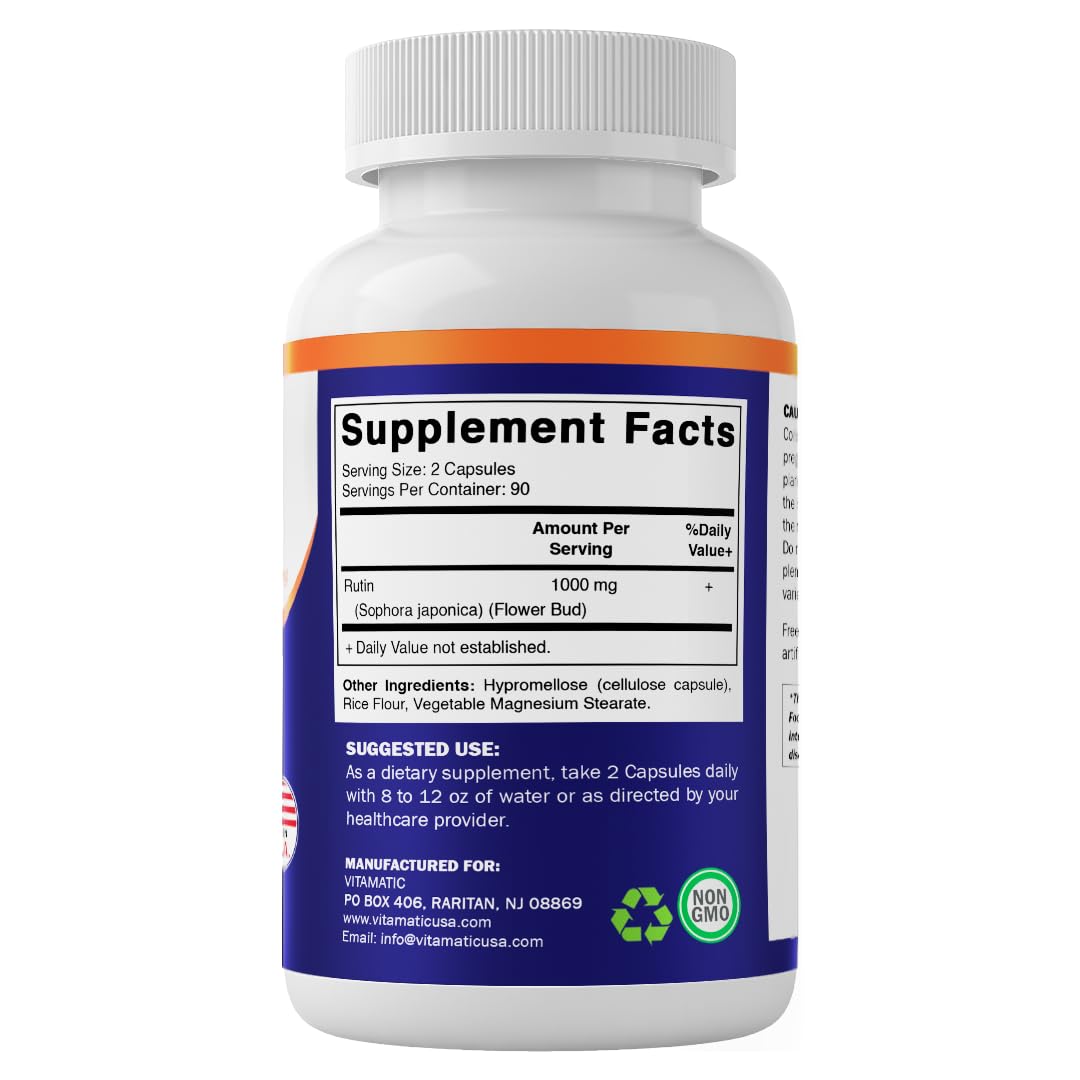 Vitamatic Rutin Dietary Supplement 160g with other supplements