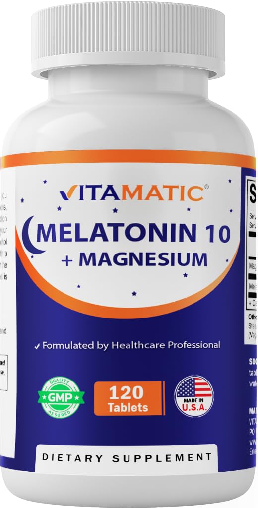 Vitamatic Sleep Supplement 120 Tablets front view