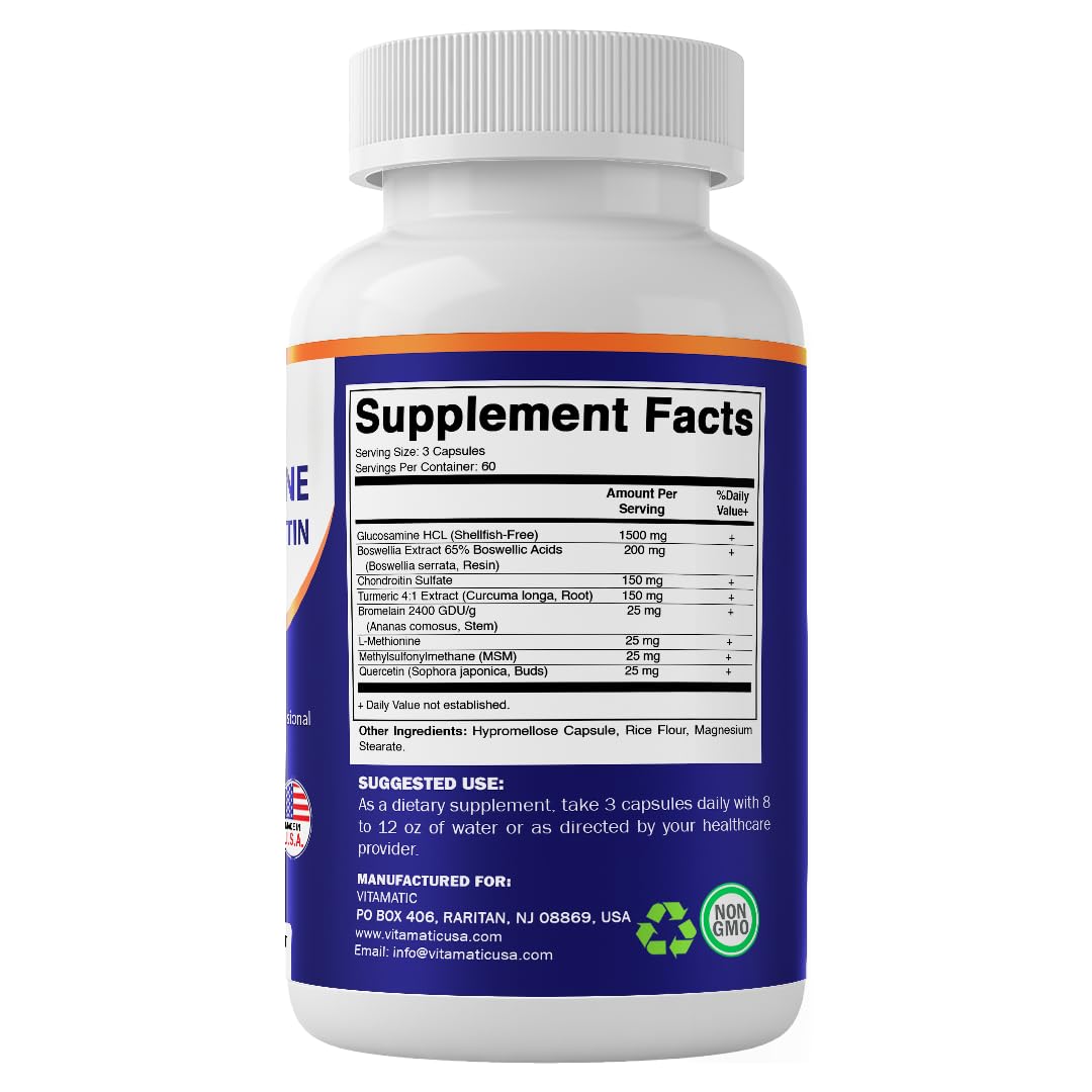 Vitamatic supplement lifestyle scene on a kitchen counter