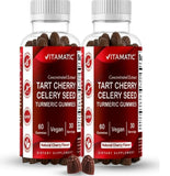 Vitamatic Tart Cherry Gummies front view with packaging