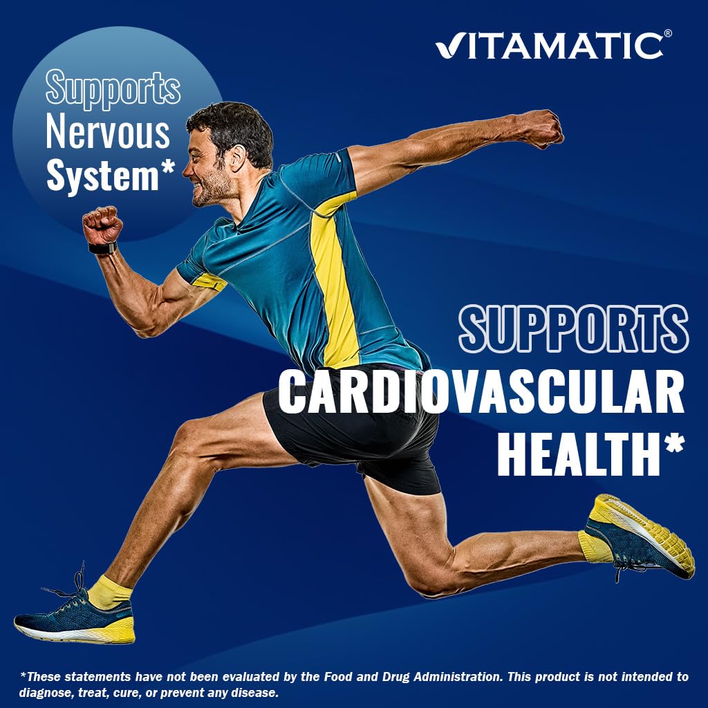 Vitamatic Taurine 2000mg Vegetarian Tablets back view