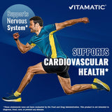 Vitamatic Taurine 2000mg Vegetarian Tablets back view