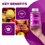 Vitamatic Thyroid Support Gummies in a bowl