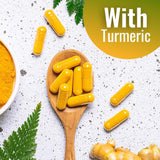 Vitamatic Turmeric Capsules packaging dimensions