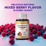 Vitamatic Valerian Gummies packaging side view