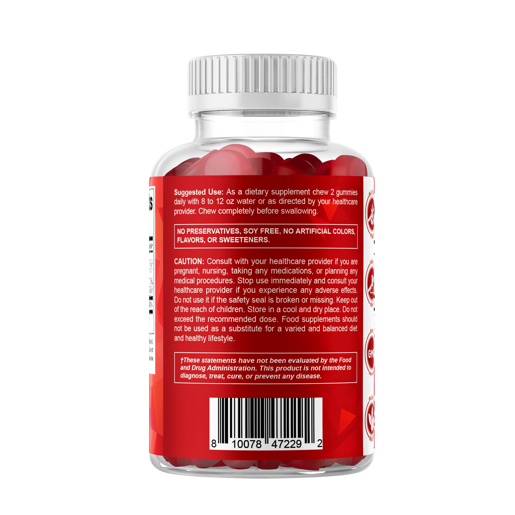 Vitamatic Vitamin B12 Cherry Flavour 481g nutritional information