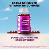 Vitamatic Vitamin B12 Gummies 400g lifestyle scene with a glass of water