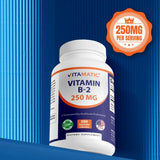 Vitamatic Vitamin B2 (Riboflavin) capsule with measuring spoon