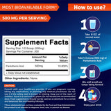 Vitamatic Vitamin B5 Pantothenic Acid Supplement side view