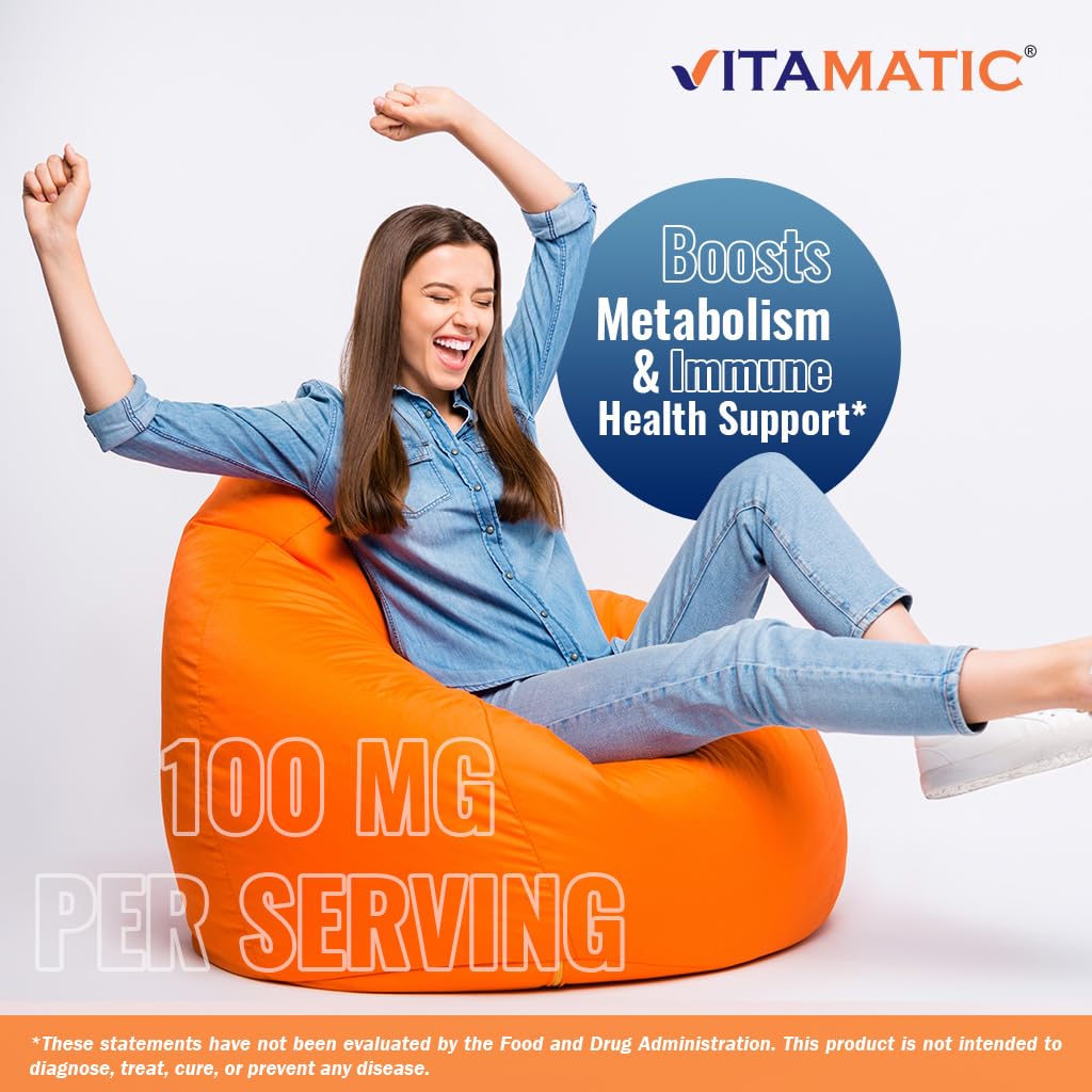 Vitamatic Vitamin B6 100mg supplement ingredients list