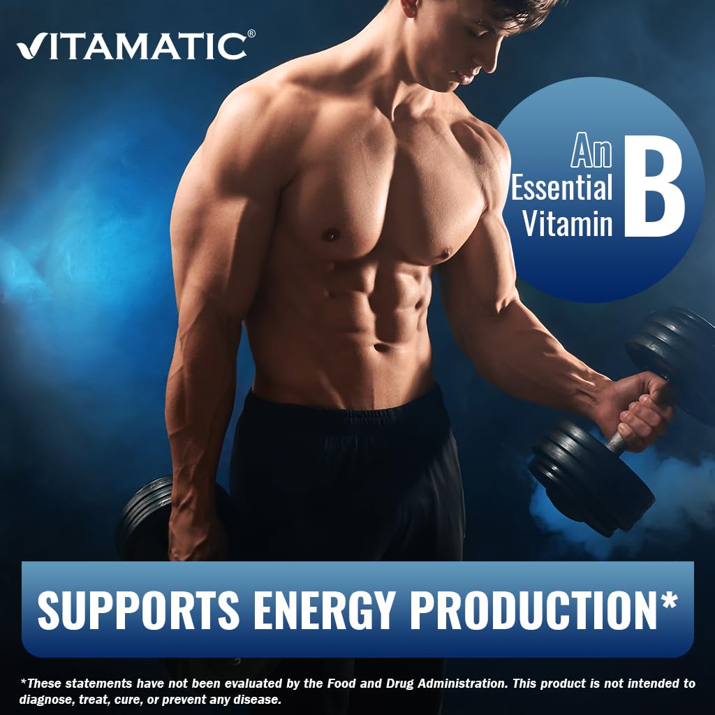 Vitamatic Vitamin B6 capsules with a measuring spoon