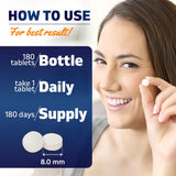 Vitamatic Vitamin D2 2400 IU Vegetarian Tablets nutritional information