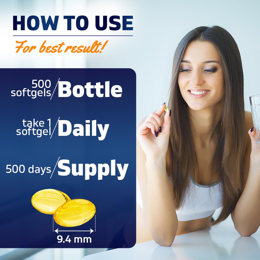 Vitamatic Vitamin D3 10000 IU Mini Softgels packaging