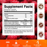 Vitamatic Vitamin D3 & K2 Gummies showing natural raspberry flavour